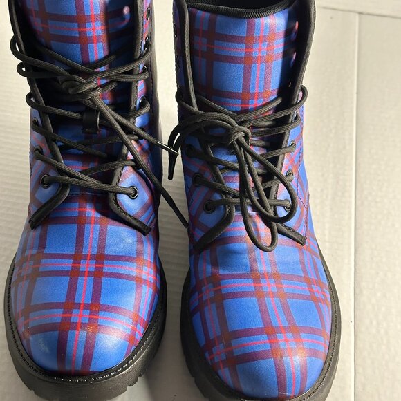LADIES NEW SIZE 8  SCOTTISH ELLIOT TARTAN BOOTS - Picture 9 of 16